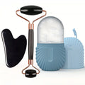 Set de Rodillo de Hielo + Gua Sha