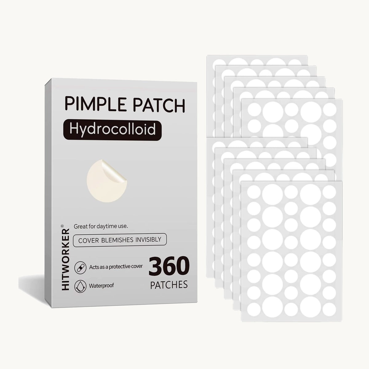 Parches para Granitos — 360 uds, Hidrocoloide